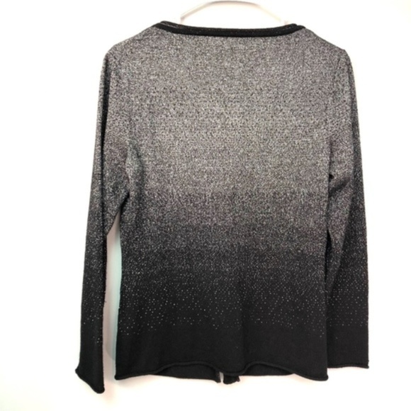 Lafayette 148 New York Metallic Ombre Cardigan - Picture 6 of 8